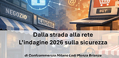Sicurezza sul territorio e nella rete: il sondaggio di Confcommercio Milano Lodi Monza Brianza